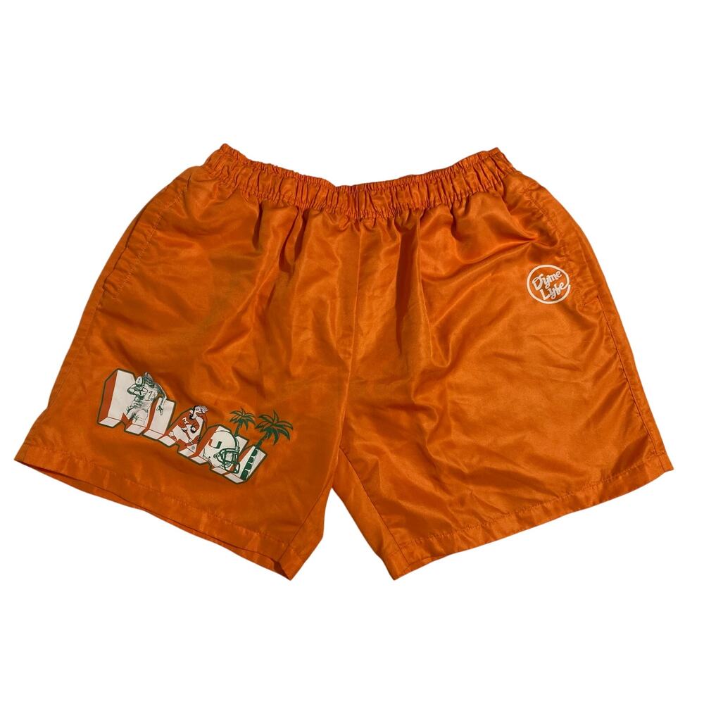 Dyme Lyfe Miami Dolphins Hurricanes Swimming Trunks Size L Miami, Florida